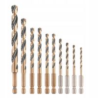 Wiertła do metalu 1/4" HEX 10el DEWALT DT20620