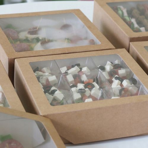 Pudełko Cateringowe Party Box Premium z Okienkiem 455x350x80mm, 10 sztuk na Arena.pl