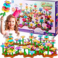 KLOCKI KWIATKI OGRÓD KREATYWNY KWIATY UKŁADANKA 272 ELEMENTÓW NA PREZENT