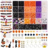 ZESTAW KORALIKÓW DO ROBIENIA BRANSOLETEK BIŻUTERII LITERKI ZAWIESZKI XXL