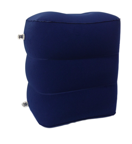 Duży dmuchany podnóżek podróżny pod nogi trójwarstwowy do samolotu auta na Arena.pl