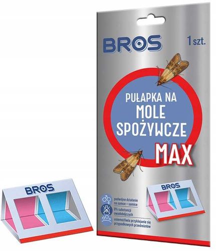 bros - pułapka na mole spożywcze max - na samce i samice - 10 szt. na Arena.pl