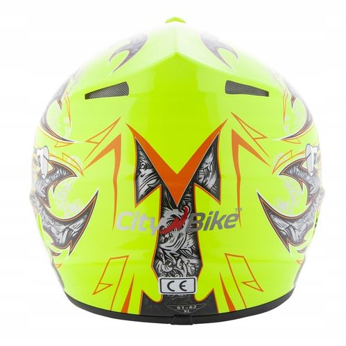 KASK CROSSOWY GOGLE I RĘKAWICE NA CROSS QUAD ENDURO ATV BMX PITIBIKE XS na Arena.pl