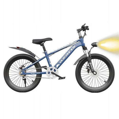 ROWER DZIECIĘCY ROWEREK 20 CALI TARCZE KOŁA BOCZNE AMORTYZATOR PRZERZUTKI na Arena.pl