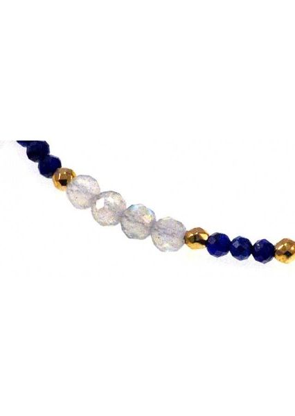 Bransoletka Labradoryt Lapis 925 zdjęcie 2