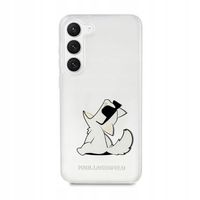 Etui Karl Lagerfeld KLHCS23MCFNRC S23+ S916 transparent hardcase Choupette
