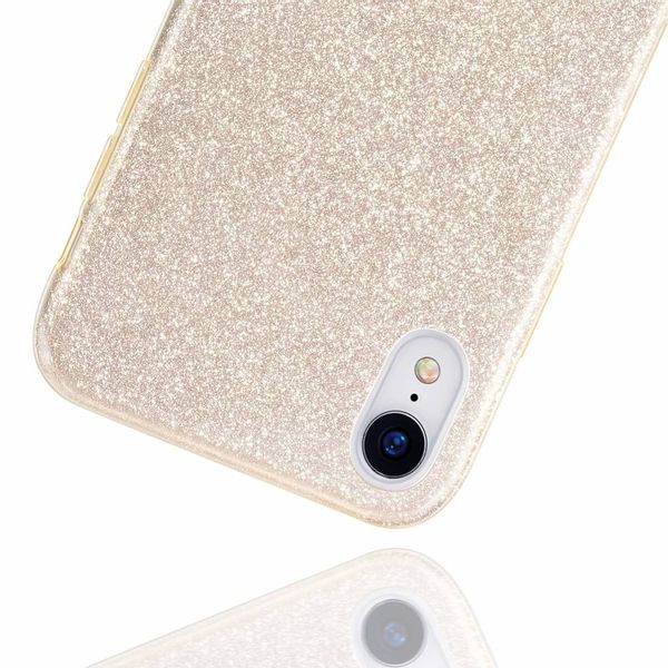 Etui Iphone 13 Pro Brokat Glitter Złote zdjęcie 2
