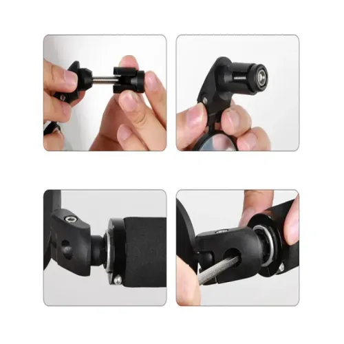 Lusterko rowerowe na kierownicę do roweru na manetkę wypukłe wsteczne na Arena.pl