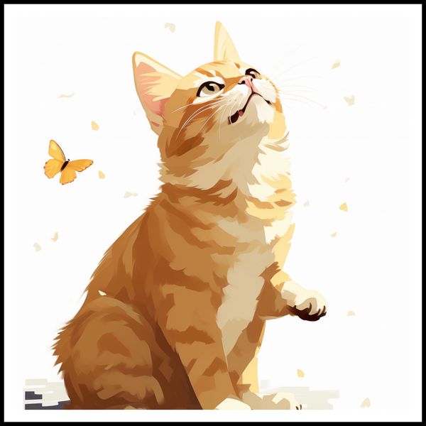 Plakat 100x100cm Motyle i Marzenia zdjęcie 3