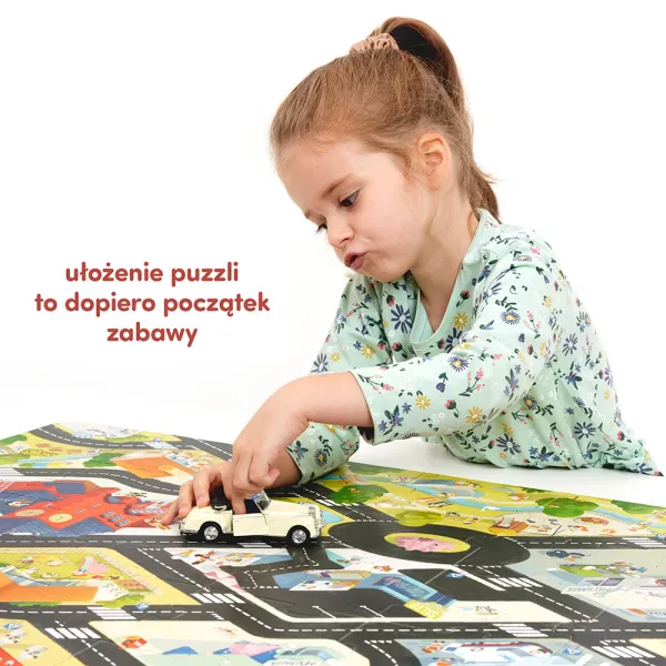 Duuuże puzzle 35 elementów. Droga dla pojazdów zdjęcie 4