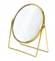 RIDDER Summer Lusterko stojące kosmetyczne z 5 krotnym powiększeniem, złote