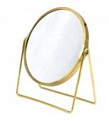 RIDDER Summer Lusterko stojące kosmetyczne z 5 krotnym powiększeniem, złote