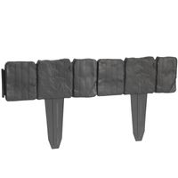 palisada obrzeże do trawnika imitacja kamienia stone 2.5m - szara
