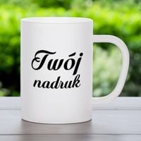 Kubek z mrożonego szkła z Twoim nadrukiem