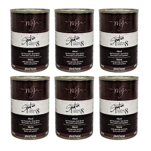 6 x Konina 75% z pasternakiem | niska zawartość tłuszczu mokra dla psa 410g na Arena.pl