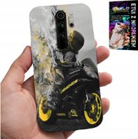 ETUI DO XIAOMI NOTE 8 PRO - MOTOR MOTOCYKLE FAN WIELE WZORÓW PLECKÓW