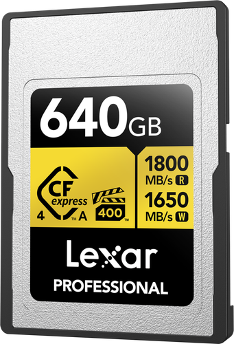 Karta pamięci Lexar CFexpress 4.0 Pro Gold, VPG400, R1800/W1650 640GB na Arena.pl
