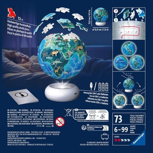 Puzzle 3D NightLight The Earth by Night na Arena.pl