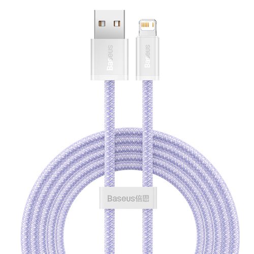 Kabel USB do Lightning Baseus Dynamic, 2.4A, 2m (Fioletowy) na Arena.pl