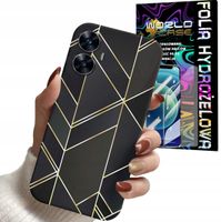 ETUI DO REALME C55 - MARMUREK GEOMETRYCZNE WZOR DLA KOBIET + FOLIA