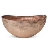 Misa metalowa w prażki PARI 45x22x22 miedziana