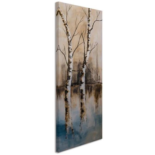 Obraz na płótnie - Canvas, Malowane brzozy 40x60 na Arena.pl