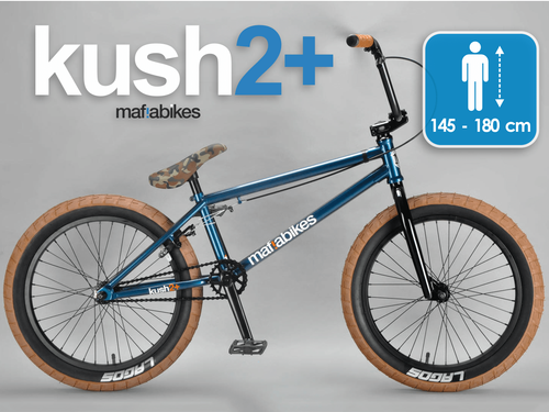 Rower BMX MAFIABIKES Kush2+ 20" Blue 2019 na Arena.pl