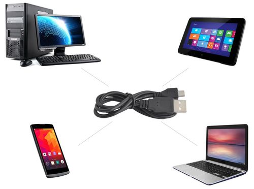 Kabel 2in1 micro USB 80cm ładowanie + transfer na Arena.pl