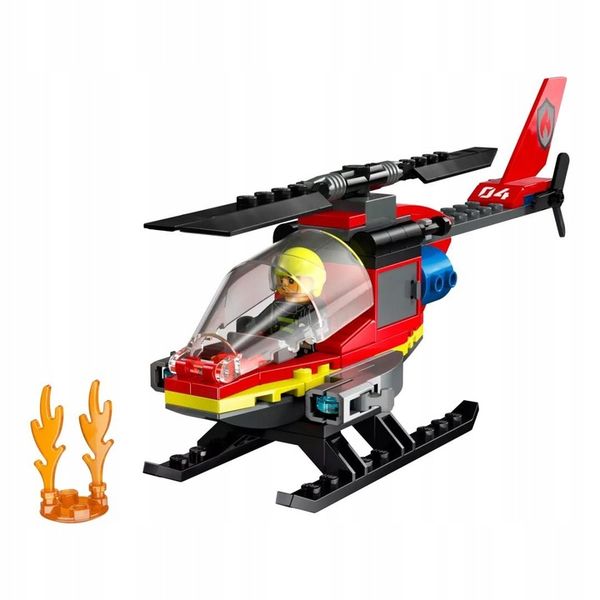 LEGO CITY 5+ STRAŻACKI HELIKOPTER RATUNKOWY 60411 zdjęcie 3