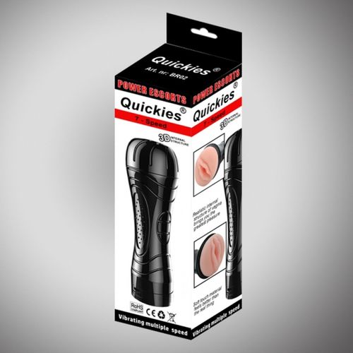 Quickies Black Vibrating Masturbator na Arena.pl