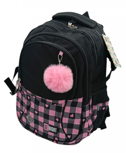 Plecak 4 komorowy BP1 Pink Checkered zdjęcie 1