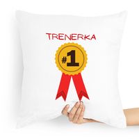 Prezent Poduszka Dla Trenera Numer Jeden Z Nadrukiem Ze Zdjęciem