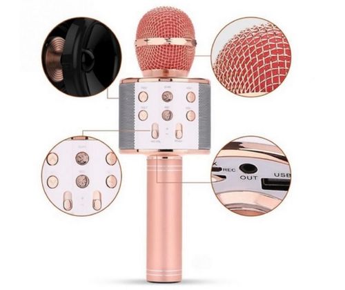 4x BEZPRZEWODOWY BLUETOOTH MIKROFON GŁOŚNIK na Arena.pl