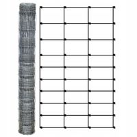 SIATKA LEŚNA 150/10/30 L - rolka 50m OCYNKOWANA do pola sady lasy budowa