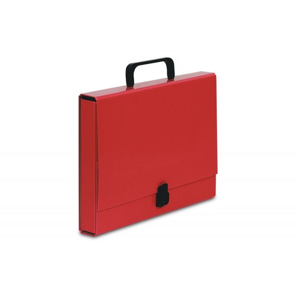 TECZKA CLASSIC CZERWONA  4CM 4019 zdjęcie 1