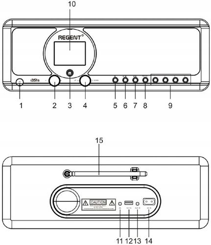 Radio DAB+ FM internetowe Ferguson i351S ciemne drewno bluetooth WiFi na Arena.pl