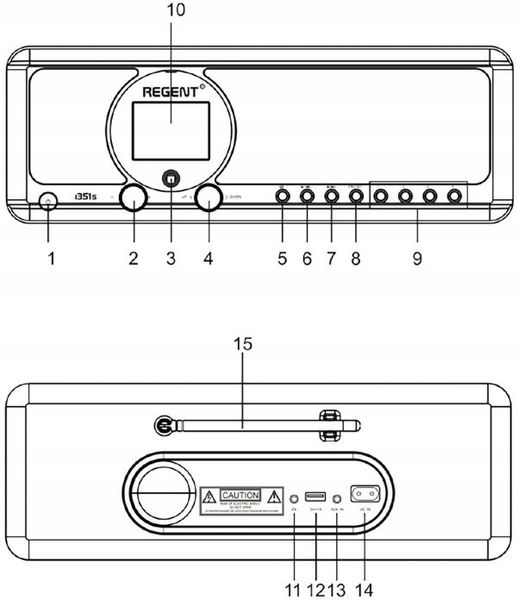 Radio DAB+ FM internetowe Ferguson i351S ciemne drewno bluetooth WiFi zdjęcie 4