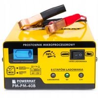 PROSTOWNIK AKUMULATOROWY MIKROPROCESOROWY 15A SAMOCHODOWY 6V 12V ŁADOWARKA