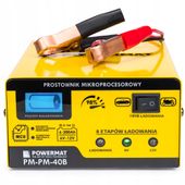 PROSTOWNIK AKUMULATOROWY MIKROPROCESOROWY 15A SAMOCHODOWY 6V 12V ŁADOWARKA