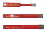 WIERTŁA DIAMENTOWE DO GRESU GLAZURY PŁYTEK OTWORNICE WIERTŁO 6 8 10 mm 3szt
