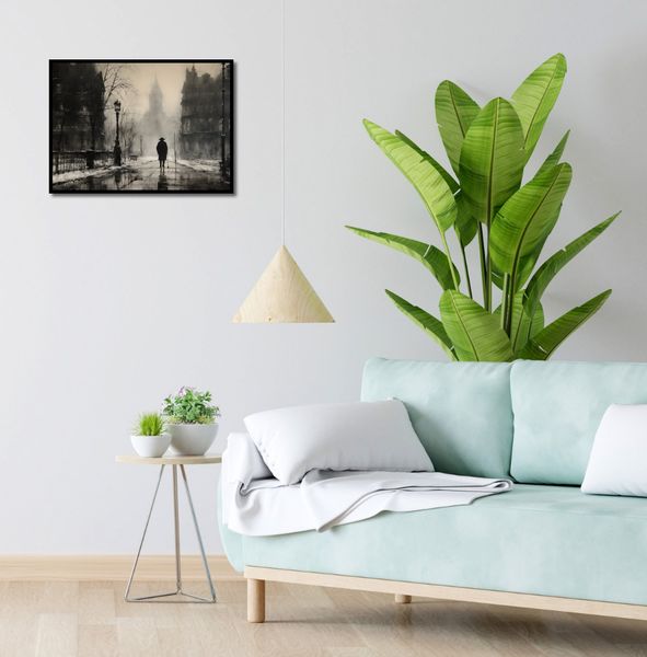 Plakat 55x40cm Mgła nad Londynem zdjęcie 4