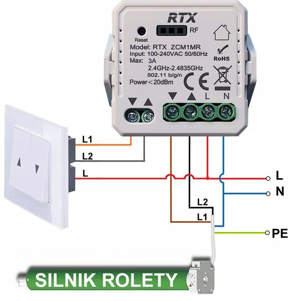 RTX Moduł Sterownik Rolet TUYA ZigBee TUYA DOPUSZKOWY zdjęcie 7