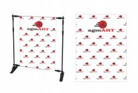 TŁO FOTOGRAFICZNE ścianka z logo firmy nazwą