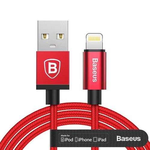 Kabel Baseus Antila Lightning 1m 2.4A MFI - czerwony na Arena.pl