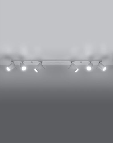 Reflektorowa lampa sufitowa Ring SL.0333 Sollux do jadalni biała na Arena.pl