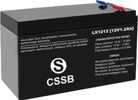 AKUMULATOR AGM VRLA 12V 1,2Ah DO UPS AUTKA ZABAWKI KASY FISKALNEJ ITP...