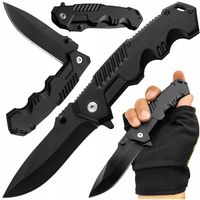 NÓŻ SKŁADANY TAKTYCZNY SURVIVAL MYŚLIWSKI FINKA CAMPING DO CIĘCIA OSTRY