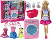 Lalka Anlily Pralnia Zestaw Akcesoriów Pralka XXL