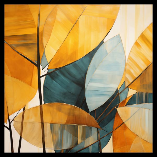 Plakat 50x50cm Harmonia Odcieni zdjęcie 2