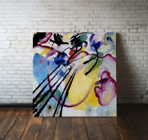 Obraz na płótnie Kandinsky reprodukcje 70x70 cm na Arena.pl